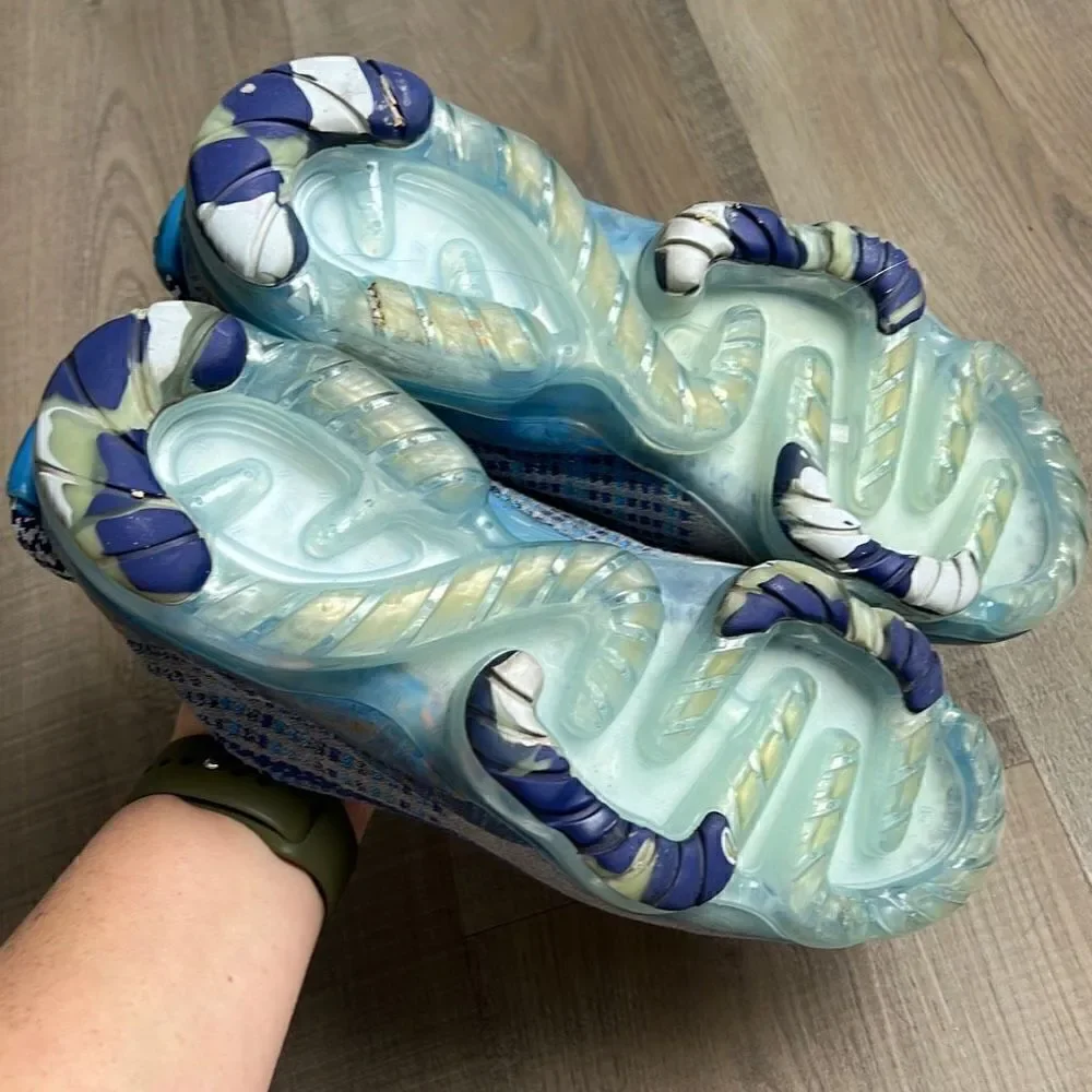 Nike GS Air VaporMax 2020 Sneakers 5Y Stone Deep Royal Racer Blue